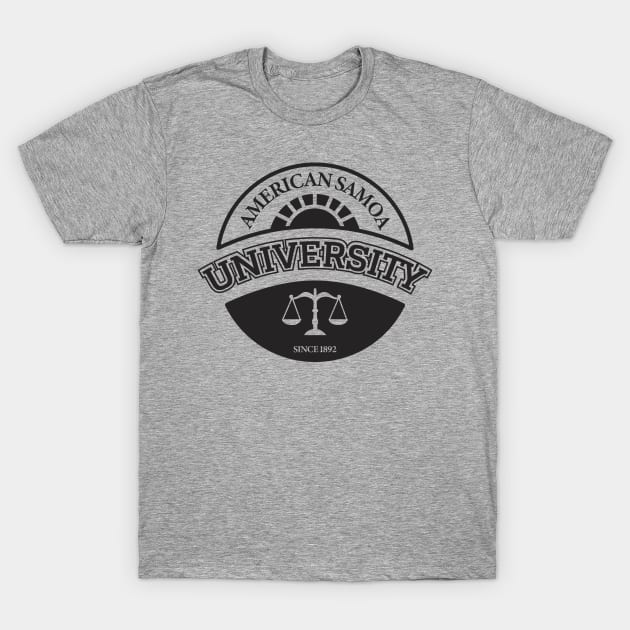 University Of American Samoa Law School T-Shirt by Dotty42